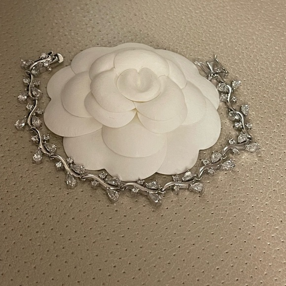 Cubic Zirconia Bracelet in Sterling Silver